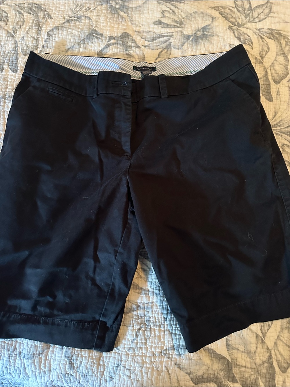 Tommy Hilfiger Navy Tailored Bermuda Shorts